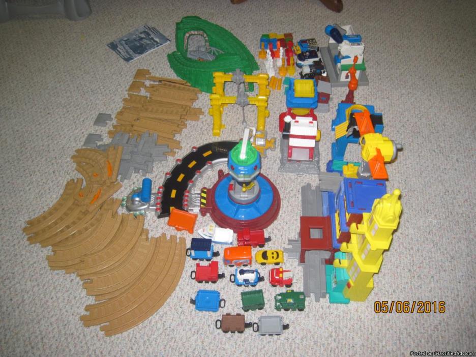 3-4 sets of GeoTrax, 1