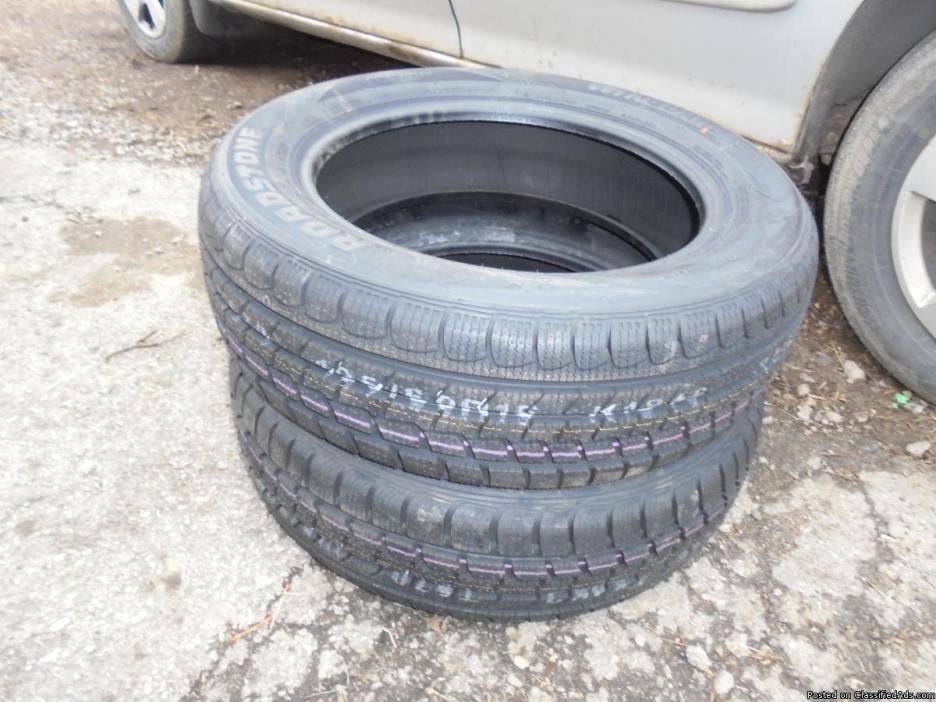 NEW P195x65-R15 WinterTread Tires, 0