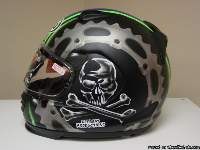 Arai Defiant Jolly Roger Snell M2015 Motorcycle Race Helmet X-Large, 0