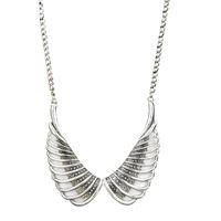 ANGEL WINGS STUDDED NECKLACE, 0