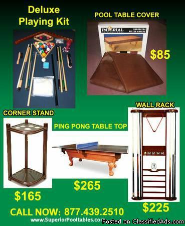 POOL TABLES , BILLIARD TABLE ( free delivery and set up ) $ 1895., 3