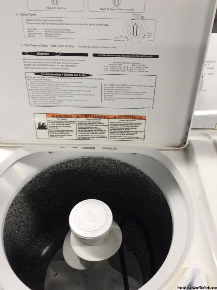 Kenmore Washer, 2