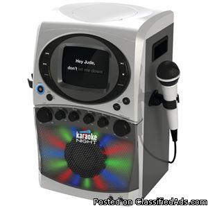 Karaoke Night Cdg Karaoke System With Led Light Show Monitor