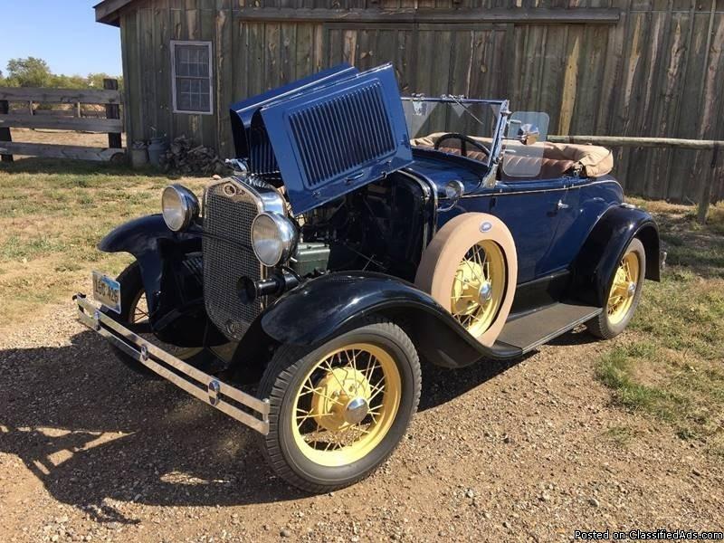 1930 Ford Model A Deluxe Roadster For Sale in Shenandoah, Iowa  51601