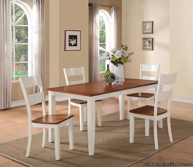 Spice and Buttermilk Dining Sets-No Credit Needed Financing