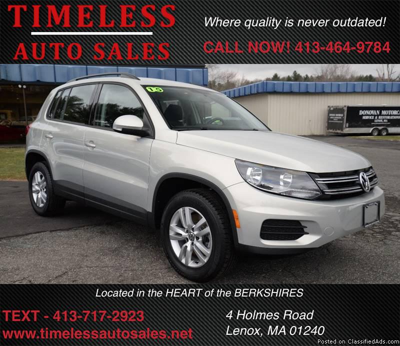 2015 Volkswagen Tiguan AWD S 4Motion 4dr SUV! ONLY 7K MILES! #5217