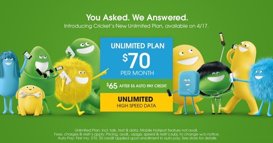 Cricket wireless has the Plan for you, 1