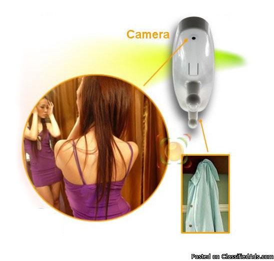 Clothes Hook Motion Detection Spy Camera