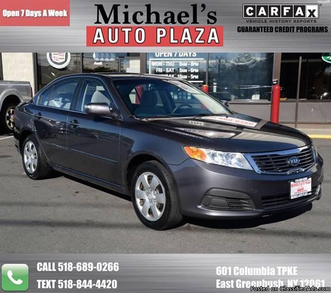 ONE OWNER Clean Carfax 2009 KIA Optima LX, Gray with Gray Interior, 79k miles,...