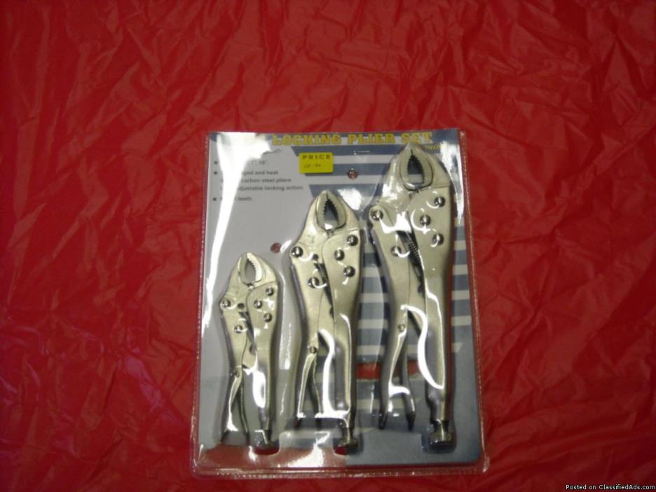 New Locking C Clamps & Plier Sets, 1