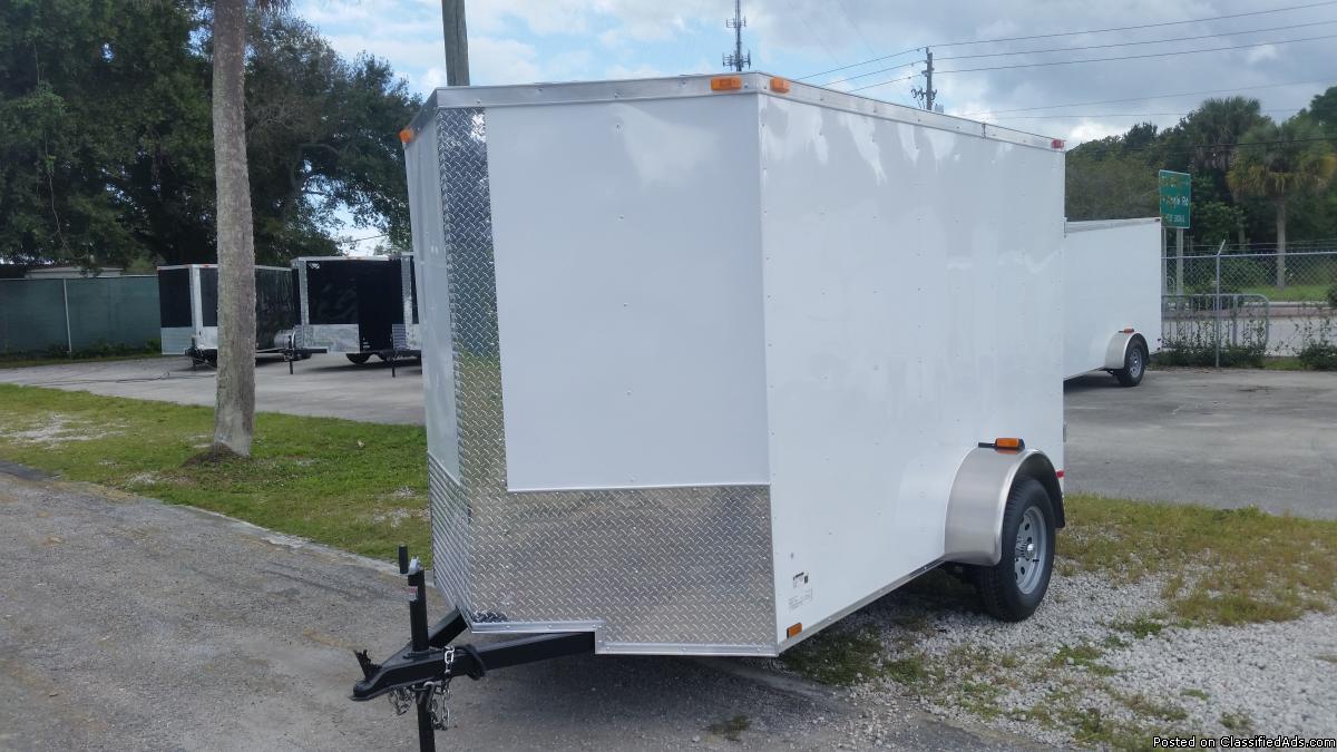 6 x 10 Enclosed  Trailers