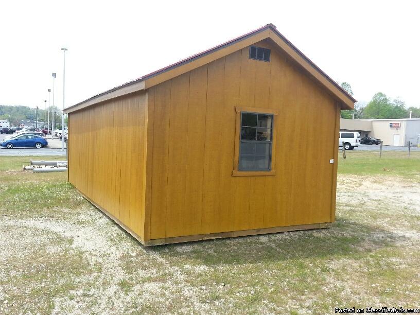 12x24 DELUXE HORSE BARN TACK ROOM RUN IN $306.00 RENT TO OWN, 4