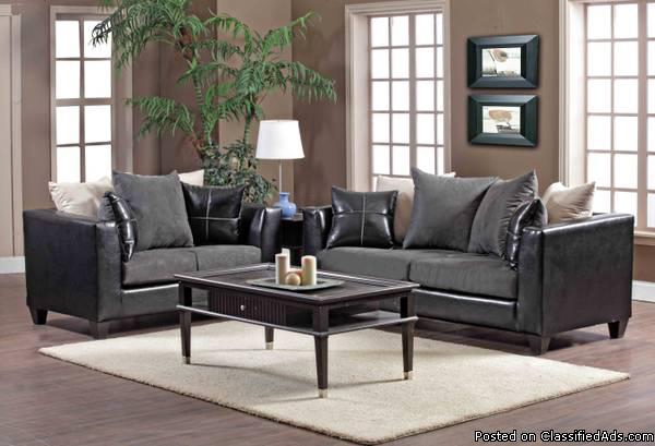 Pillow Back Sofa and Loveseat or Sectional, 0