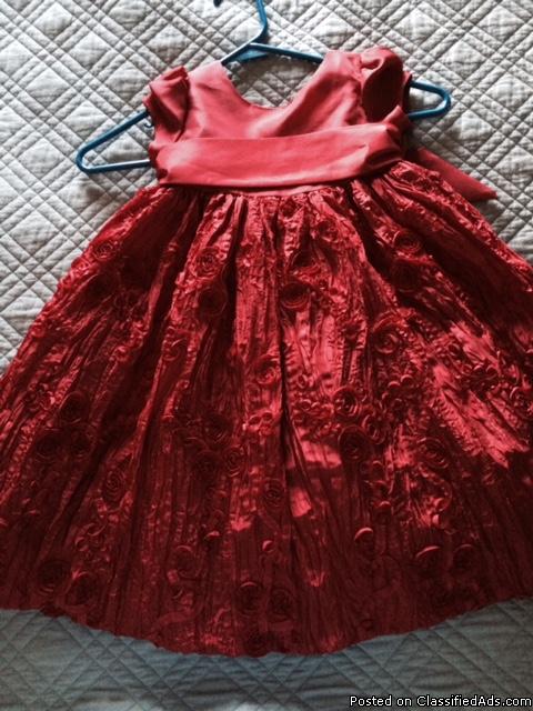 Beautiful red dress size 2, 1