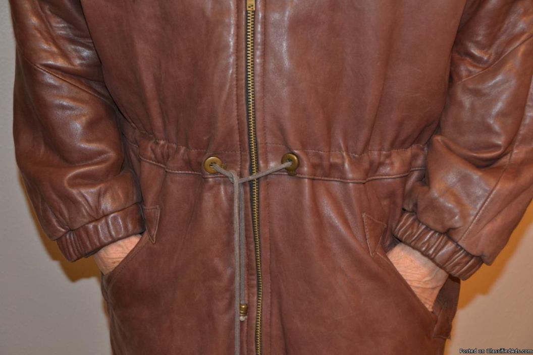 Ladies Leather Coat, 3