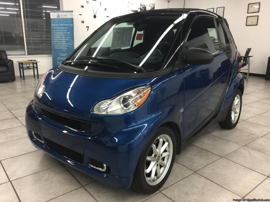 2009 SMART FORTWO PASSION 2DR*AUTO W/SHIFTERS*ONLY 60K MILES* CONVERTIBLE!