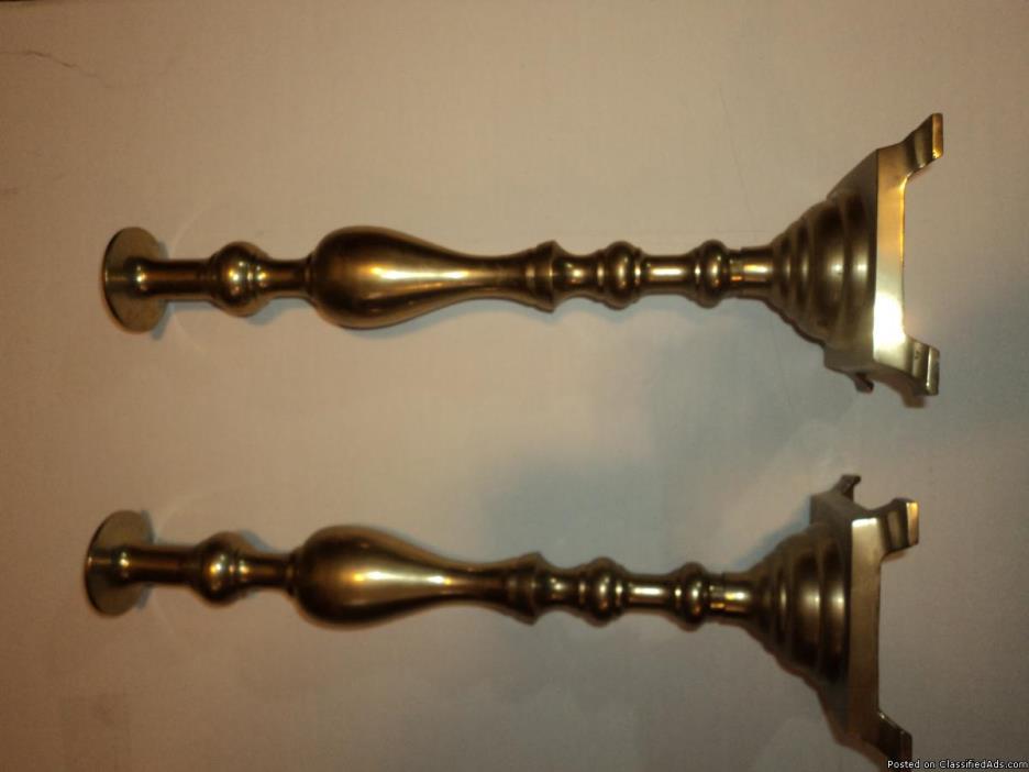 Older pair of brass Altar Candlesticks By Chalice Co., 1