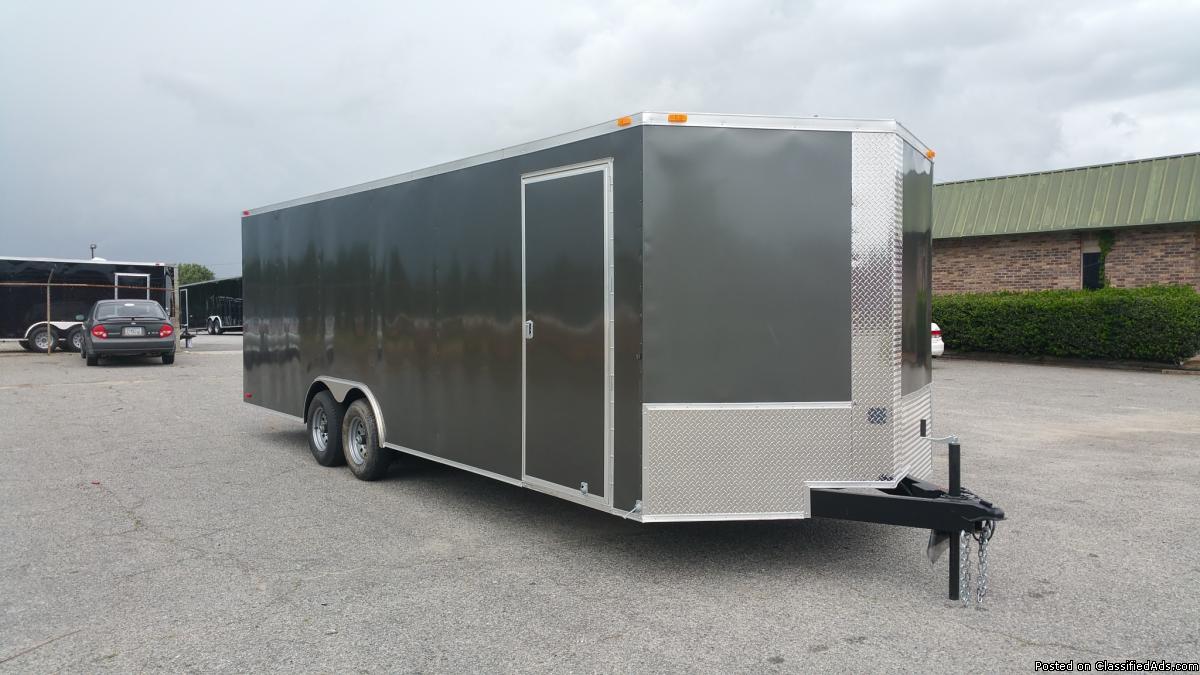 2017 8.5x24 Enclosed Cargo Trailer with 5200 axles in GA