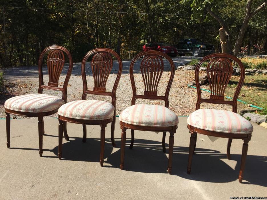 French Louis XVI Dining Chairs - Set of 4