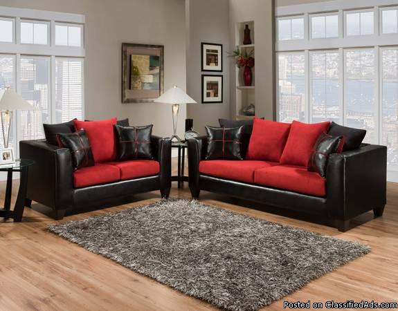 Pillow Back Sofa and Loveseat or Sectional, 2