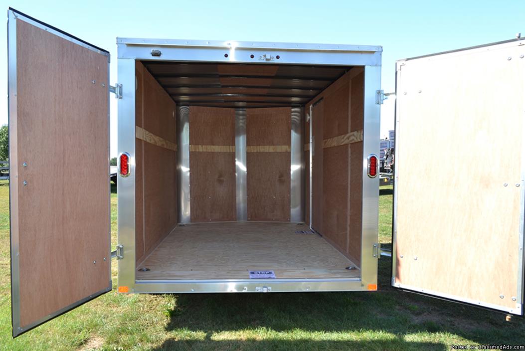 7x12 Cargo Trailer Double Door, 3