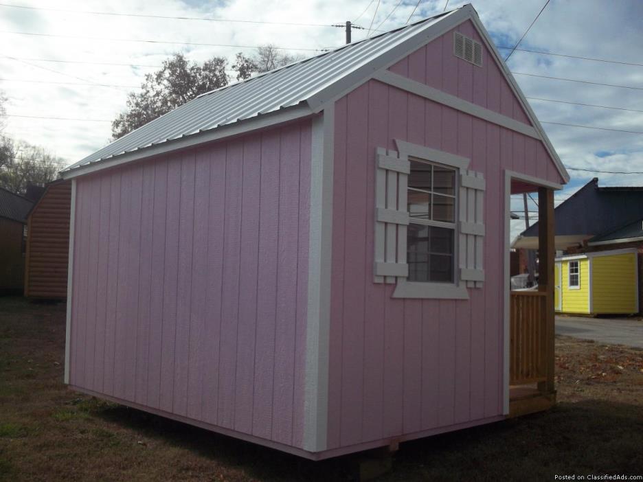 10x12 Painted Playhouse, 2