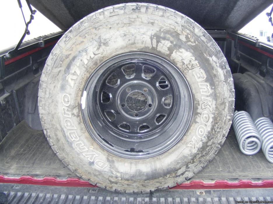 Tires mounted on rims for sale