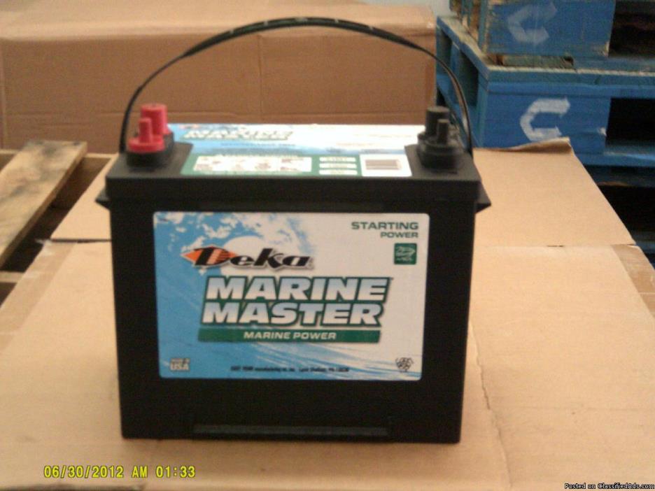 Marine batteries $55, 4