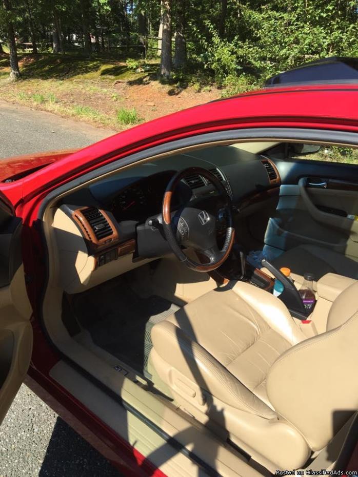favorite this post  2007 Red Honda Accord Coupe 110,00 MILES -