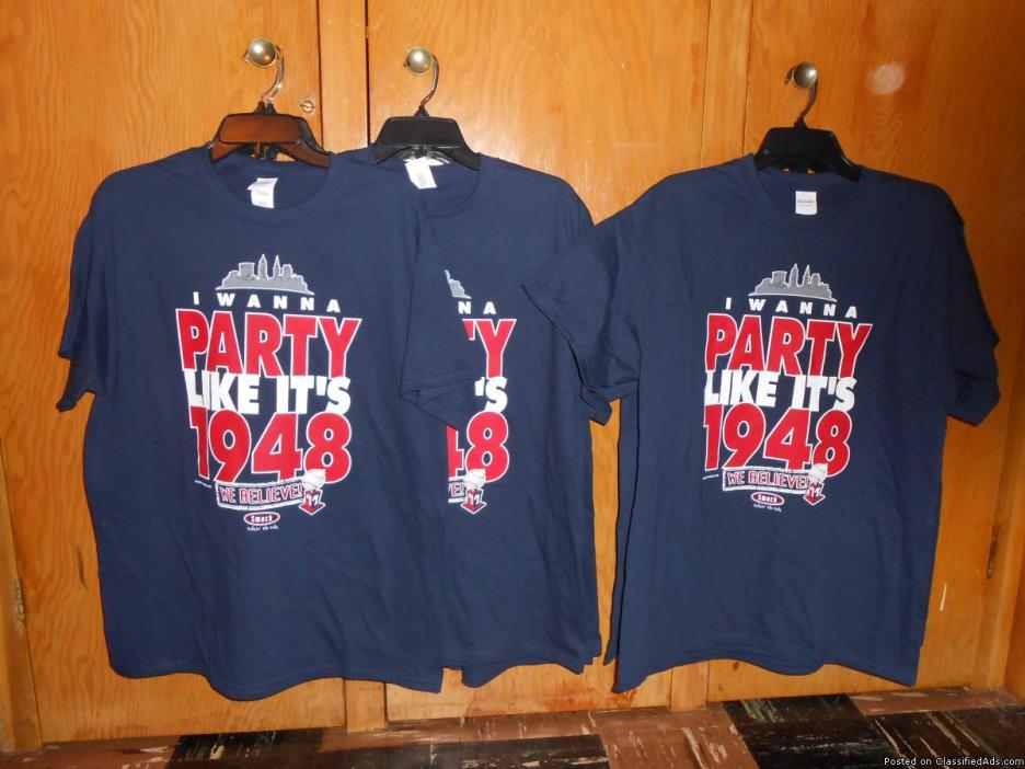 Cleveland Indians Tee Shirts!