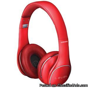 Samsung Level On Pn900 Wireless Noisecanceling Headphones With Microphone Red, 0