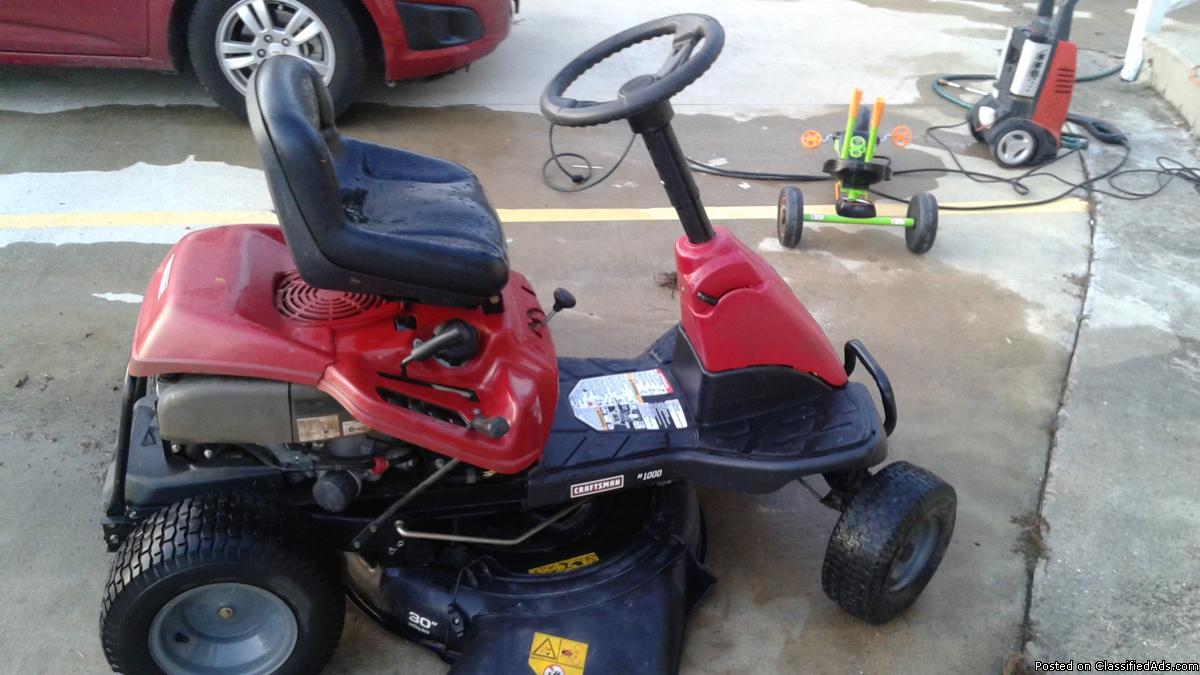 Craftmans Riding Lawn Mower for Sale