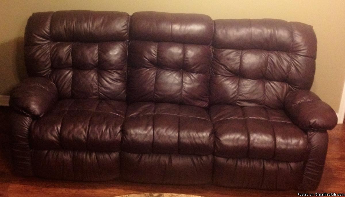 Leather sofa, 0