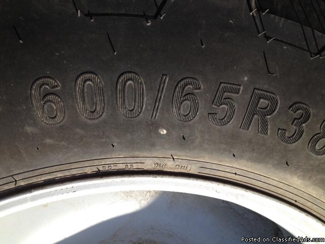Tractor Tires w/rims, 2