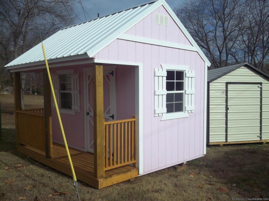 10x12 Painted Playhouse, 1