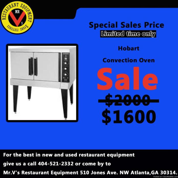 Hobart Convection Oven, 0