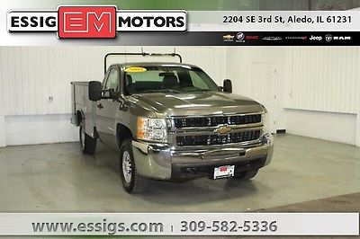 2008 Chevrolet Silverado 2500 Work Truck Used 08 Chevy K2500HD 4x4 Regular Cab Utility Box 6.0L V-8 Work Truck Low Miles