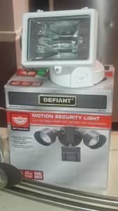 New Motion Sensor /Older Motion Sensor /2 Light Fixtures $50 All Items, 0
