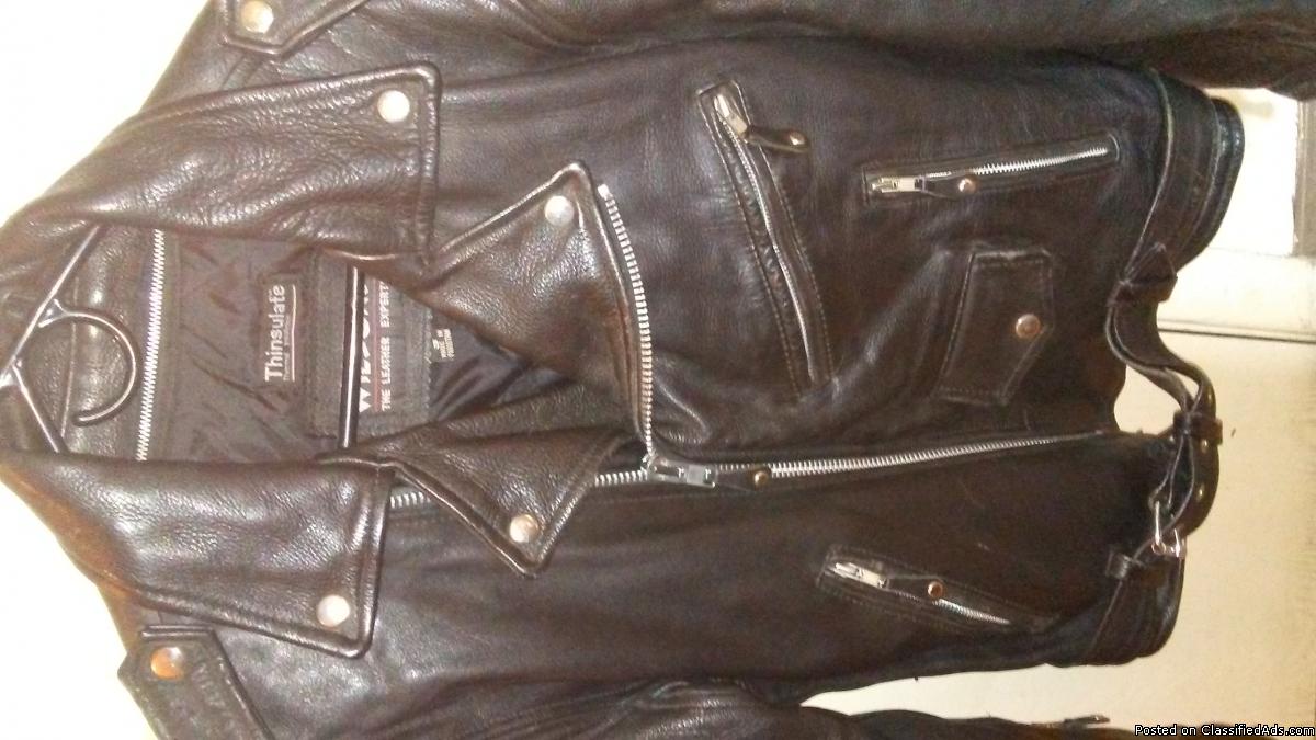 Wilson's Leather jacket mens sz sm
