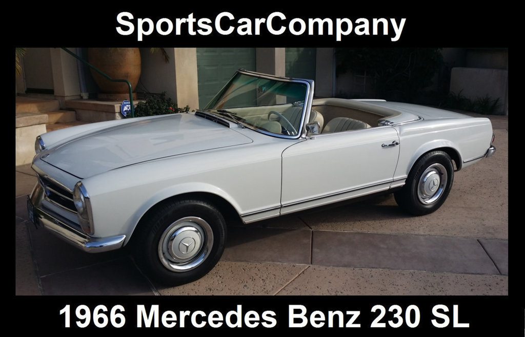 1966 Mercedes-Benz SL-Class  1966 MERCEDES BENZ 230 SL ROADSTER CALIFORNIA RUST FREE CAR BEAUTIFUL IN & OUT!