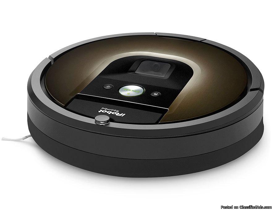 IRobot Roomba 980 Automatic Robotic Vacuum Cleaner w/ FREE Overnight Delivery!
