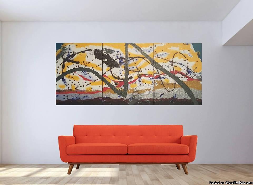 Abstract Art Hand Painted, 0