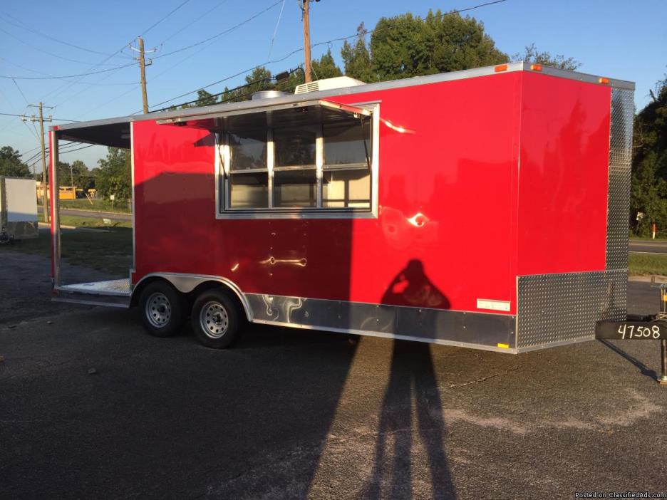 8.5x20 BBQ Trailer with Porch