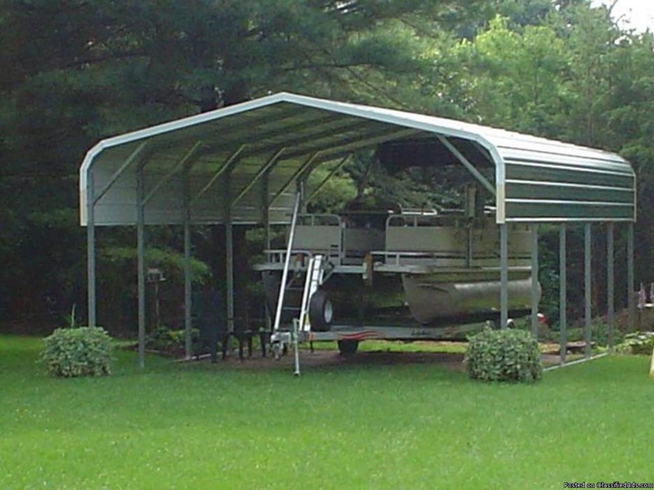 Pontoon Boat Cover...Installed