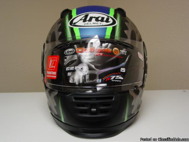 Arai Defiant Jolly Roger Snell M2015 Motorcycle Race Helmet X-Large, 1