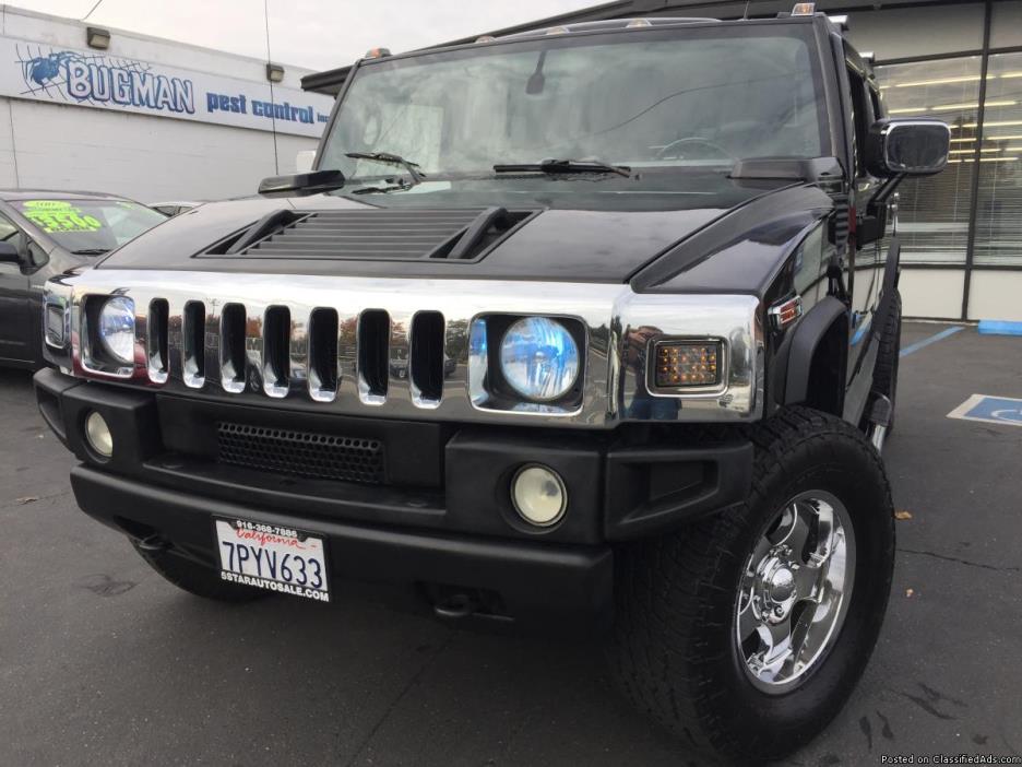 2005 HUMMER H2 LUX SERIES 4WD SUV* FULLY LOADED* V-8 PWR* MUST SEE!!**