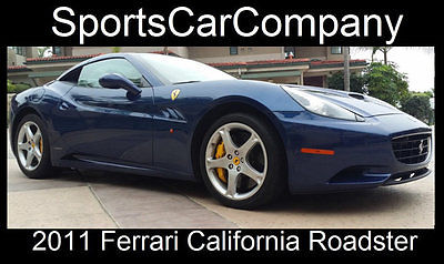 2011 Ferrari California 2dr Convertible 2011 FERRARI CALIFORNIA  LOADED LOW MILE ABSOLUTELY GORGEOUS INSIDE & OUT!