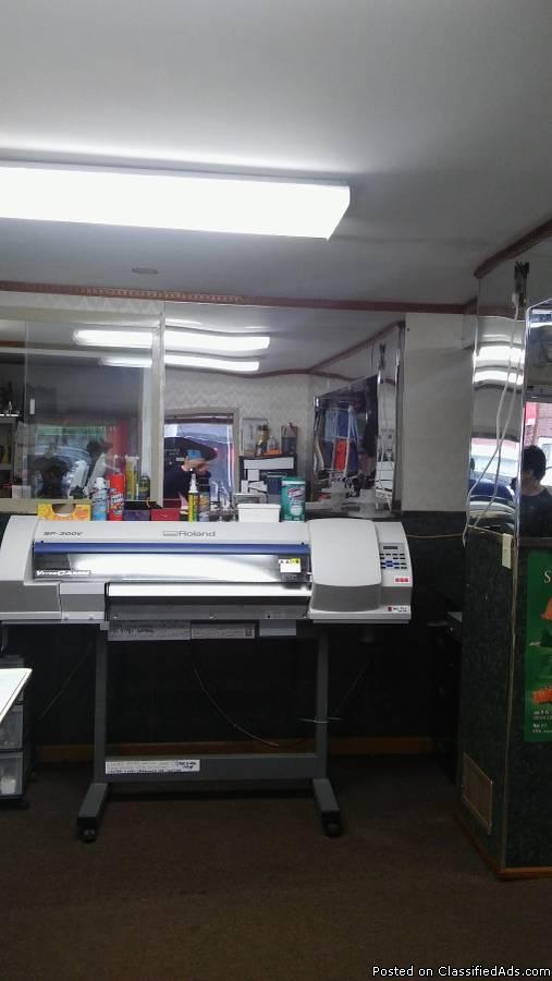 Printing, Embroidery and Vinyl Sign Shop For Sale, 4