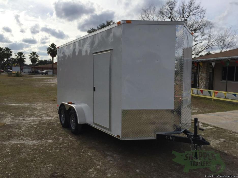 7x14 Enclosed Trailer +12