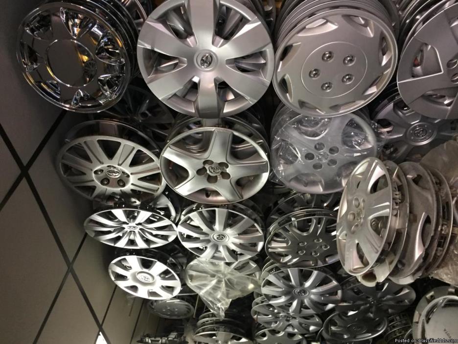 Toyota hubcaps, 2